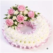 Ex Large Based Classic Pink Wreath