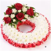 Ex Large Classic Based Red Wreath