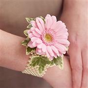 WLC12 Pale Pink Germini Wrist Corsage