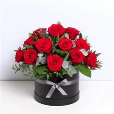 Allure Red Rose Hatbox