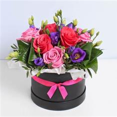 Pink Rose Hatbox