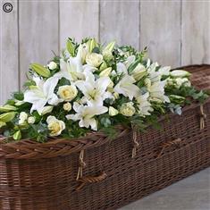 Lily And Rose Casket spray (L)