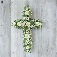 White &amp; Green Cross