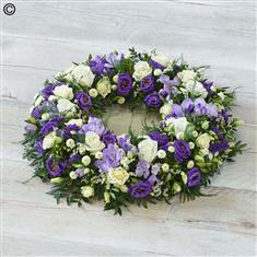 Scented Blue Wreath Ex Large