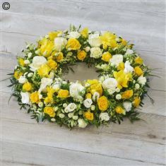 Scented Yellow Wreath Ex Large